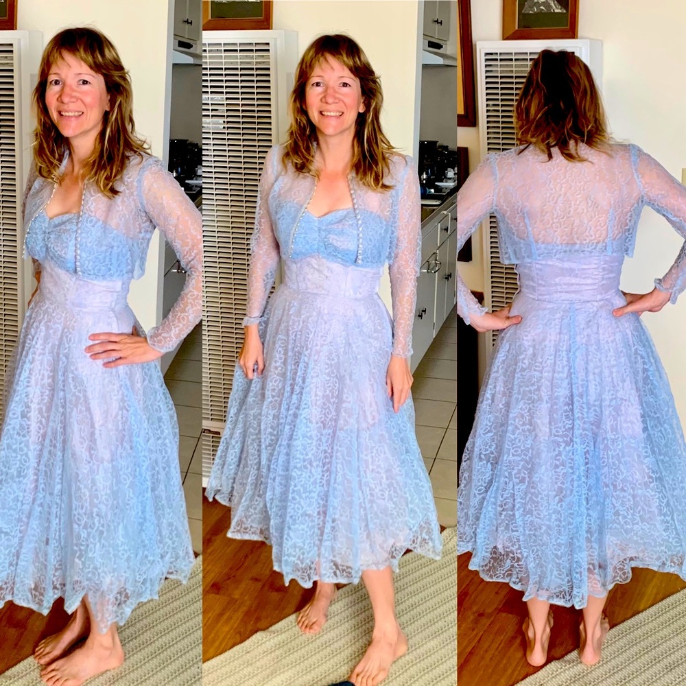 1950s True Vintage Lace Dress